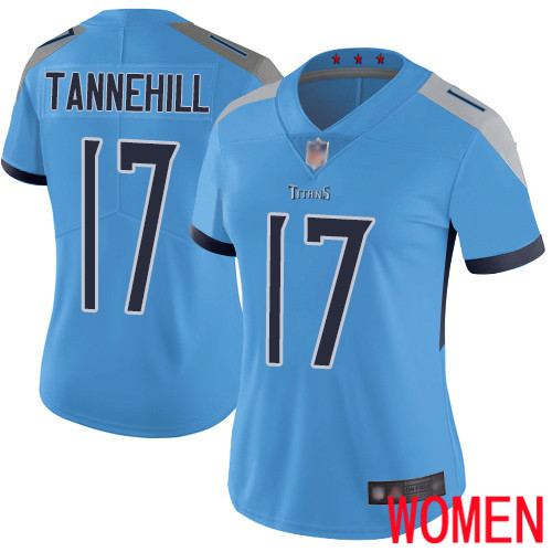 Tennessee Titans Limited Light Blue Women Ryan Tannehill Alternate Jersey NFL Football 17 Vapor Untouchable